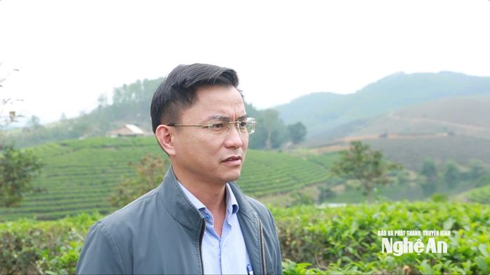 Ông Nguyễn Thế Cường - Chủ tịch UBND xã Hoa Quân. Ảnh: Vĩnh Hoàng