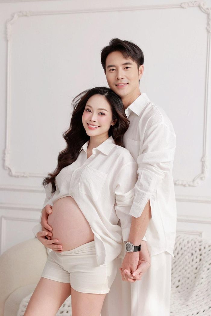 Đức Hiếu và MC Thùy Linh tổ chức đám cưới vào cuối năm 2021. Ảnh: FBNV