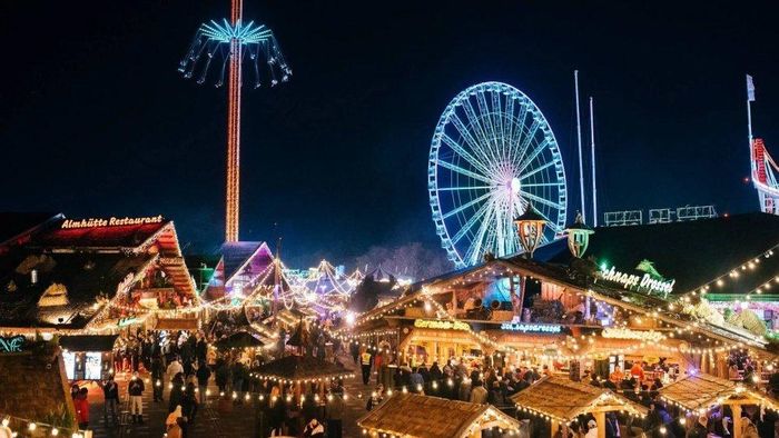 Khu vui chơi nhộn nhịp tại Winter Wonderland