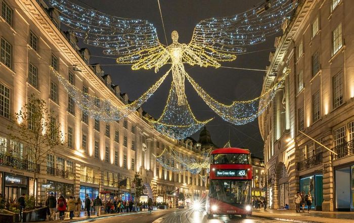 Không khí Giáng sinh tại London (Anh). Ảnh: Internet