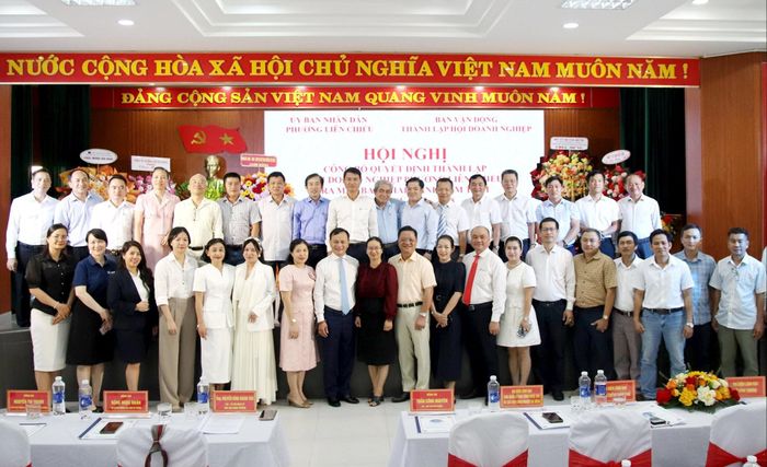 Hội doanh nghiệp phường Liên Chiểu ra mắt. Ảnh: T.H
