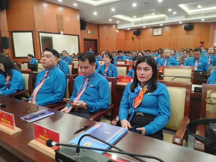 Đại biểu dự đại hội.