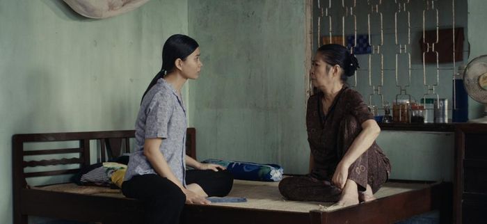 Một cảnh quay của Kim Phương và Trâm Anh