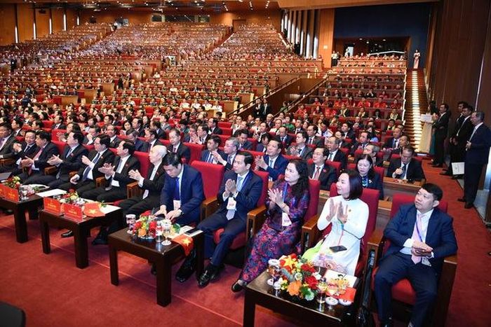 Đại hội Thi đua yêu nước toàn quốc lần thứ XI với sự tham dự của 2.223 đại biểu, trong đó có 198 đại biểu khách mời và 2.025 đại biểu chính thức - Ảnh: VGP/Nhật Bắc