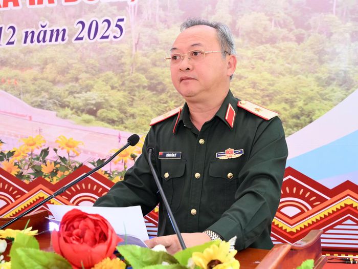 Thiếu tướng Hoàng Văn Sỹ, Tư lệnh Binh đoàn 15 phát biểu