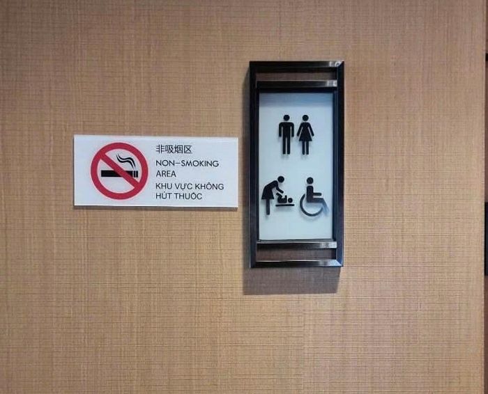 Quy định không hút thuốc được áp dụng đồng bộ tại tất cả các khu vực của khách sạn