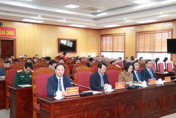 Các đại biểu dự buổi gặp mặt Kỷ niệm 60 năm Ngày Truyền thống ngành Nội chính Đảng.