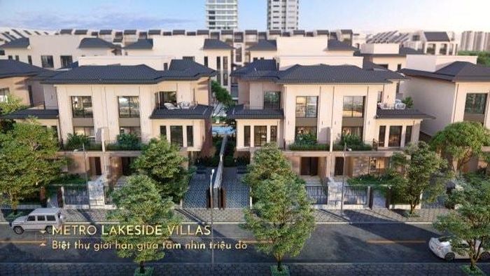Phối cảnh sản phẩm Metro Lakeside Villas