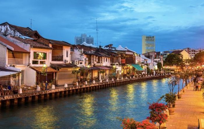 Vẻ đẹp cổ kính tại khu phố cổ Melaka, Malaysia.
