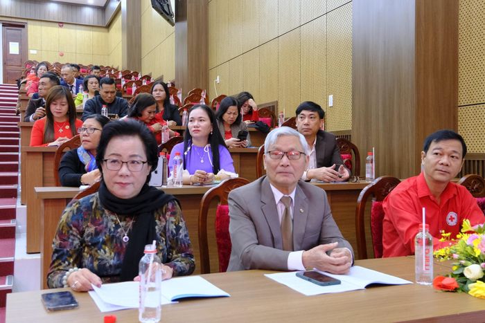 Các đại biểu tham dự Hội nghị điển hình tiên tiến Hội Chữ thập đỏ tỉnh Lâm Đồng lần thứ I, giai đoạn 2025 - 2030