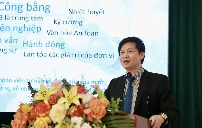 Tiến sĩ Lê Văn Cường, Giám đốc Sở Y tế Thanh Hóa, phát biểu kết luận tại hội nghị.