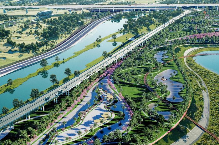 Dự án trục cảnh quan sông Hồng.