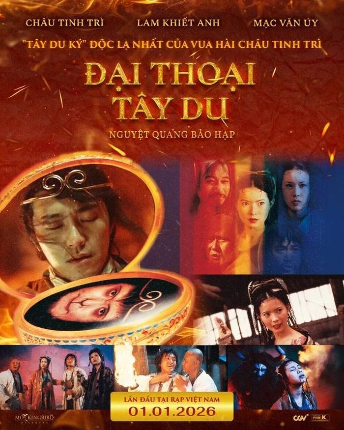 Poster phim Đại thoại Tây Du - Nguyệt Quang Bảo Hạp. Ảnh: CGV
