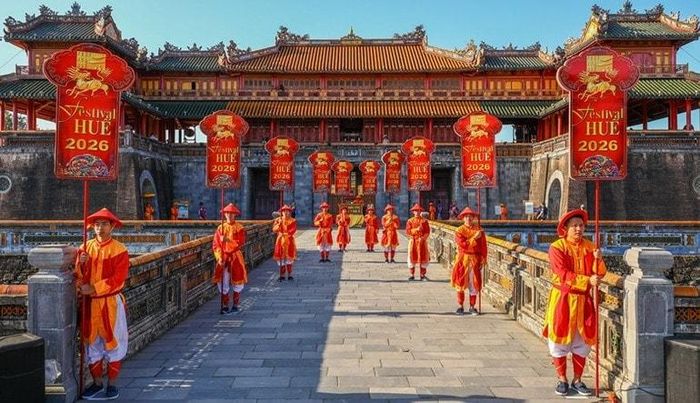 Lễ Ban sóc mở màn Festival Huế 2026. Ảnh: VH