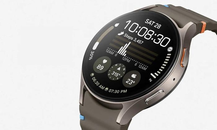 Màn hình Galaxy Watch hiển thị nhiều dữ liệu về sức khỏe. (Nguồn: Samsung)