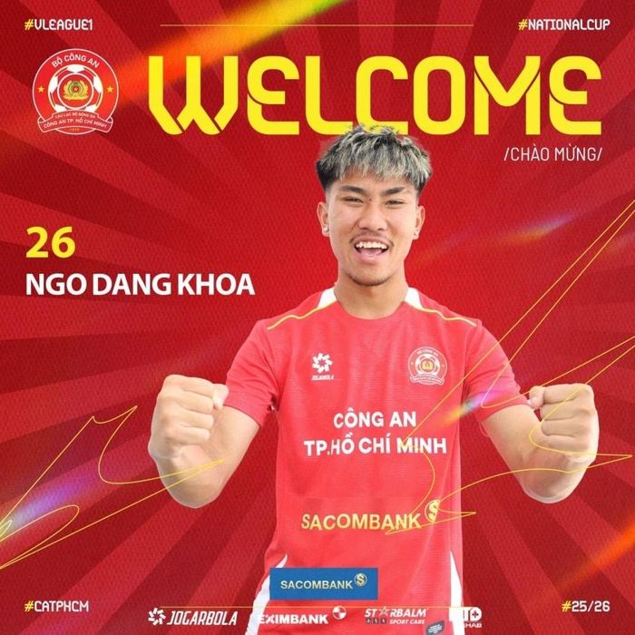 Vị trí sở trường của Khoa Ngo là tiền vệ tấn công.