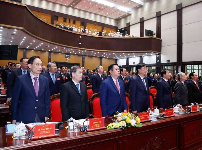 Các đại biểu dự lễ kỷ niệm. Ảnh: TTXVN