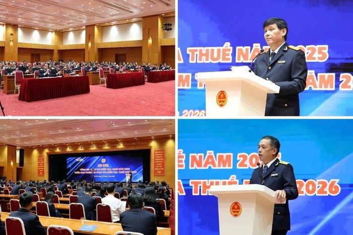 Phó Cục trưởng Đặng Ngọc Minh và Trưởng ban Ban Kiểm tra Nguyễn Tiến Trung phát biểu tại cuộc họp. 
