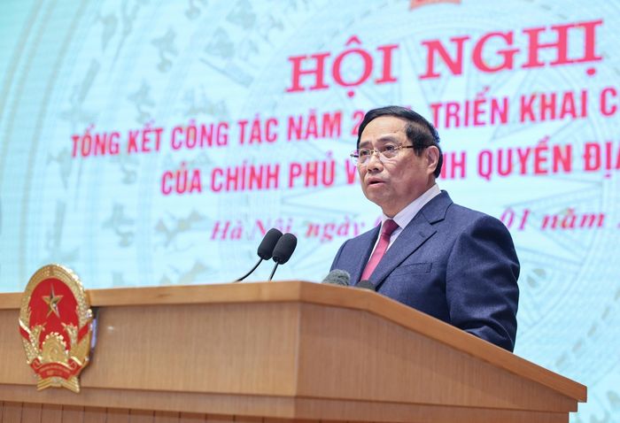 Thủ tướng Chính phủ Phạm Minh Chính phát biểu khai mạc Hội nghị.