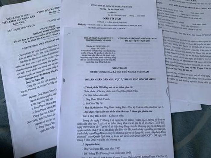 Bản án sơ thẩm của TAND Khu vực 7 đã bị tuyên hủy