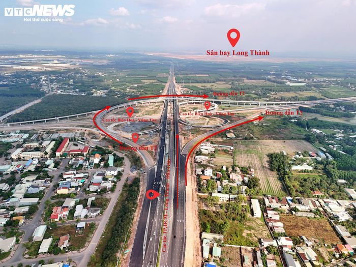 Dự án đường T1 và T2 là công trình giao thông trọng điểm, giữ vai trò kết nối Cảng hàng không quốc tế Long Thành với Quốc lộ 51, cao tốc TP.HCM - Long Thành - Dầu Giây và cao tốc Biên Hòa - Vũng Tàu.