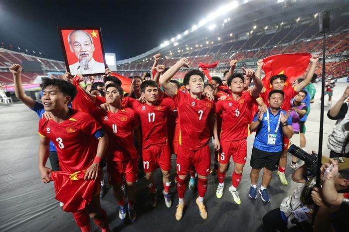 U23 Việt Nam tham dự VCK U23 châu Á với nòng đội hình chính là U22 vừa giành HCV SEA Games 33 - Ảnh: SN