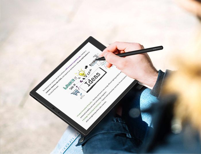 The Hannspree Lumo is an Android tablet with a reflective LCD screen (Image source: Hannspree)
