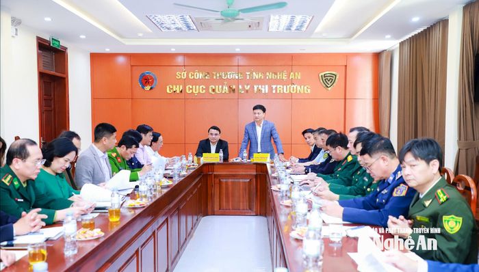 Quang cảnh cuộc làm việc. Ảnh: Thành Duy