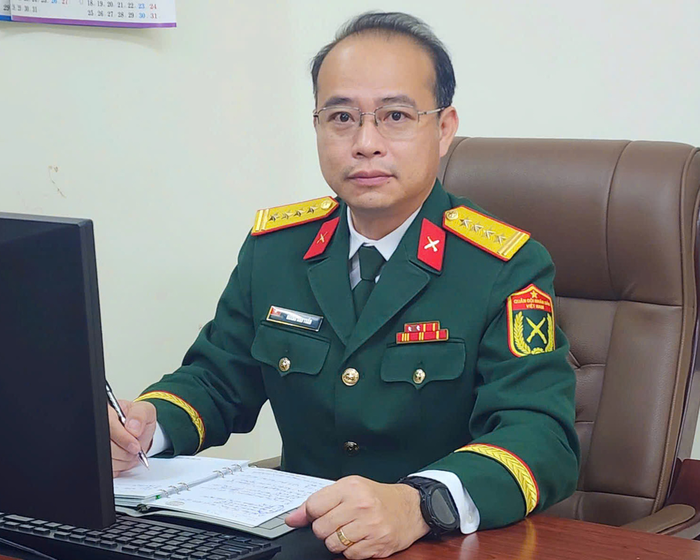 Đại tá Hoàng Anh Tuấn, Chủ tịch Công ty TECAPRO. Ảnh: NGUYỄN LINH