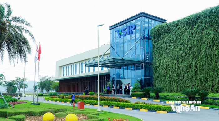 Trụ sở Công ty TNHH VSIP Nghệ An. Ảnh: Thành Duy