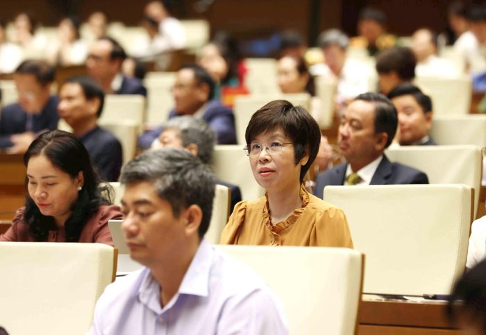 Đại biểu tham dự Hội nghị toàn quốc quán triệt, triển khai thực hiện Nghị quyết 66-NQ/TW và Nghị quyết 68-NQ/TW của Bộ Chính trị. (Ảnh: Phương Hoa/TTXVN)