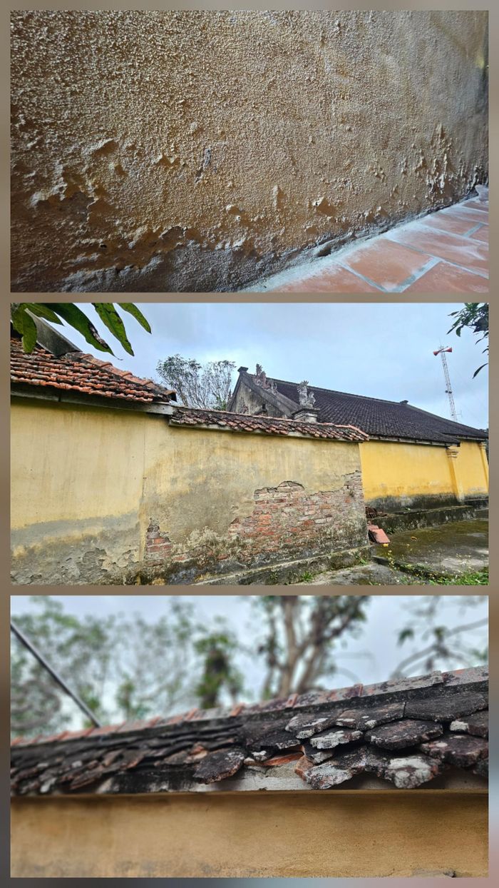 Nhiều hạng mục tại đền xuống cấp... Ảnh: Nguyễn Diệu