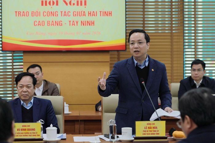 Ông Lê Hải Hòa - Chủ tịch UBND tỉnh Cao Bằng