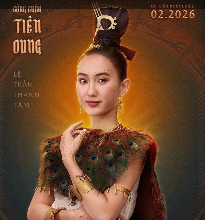 Tạo hình công chúa Tiên Dung trong phim. Ảnh: NSX