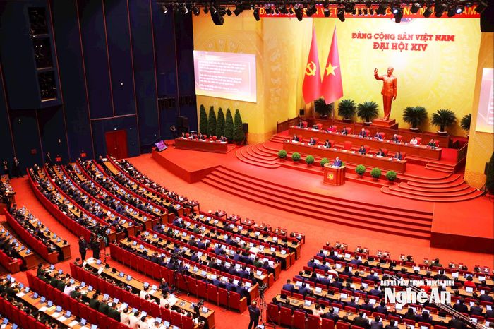 Quang cảnh Đại hội XVI của Đảng. Ảnh: Phạm Bằng