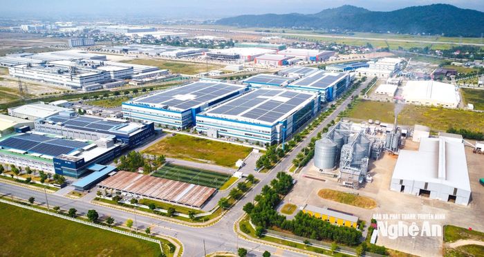Khu công nghiệp VSIP Nghệ An. Ảnh tư liệu: Thành Cường