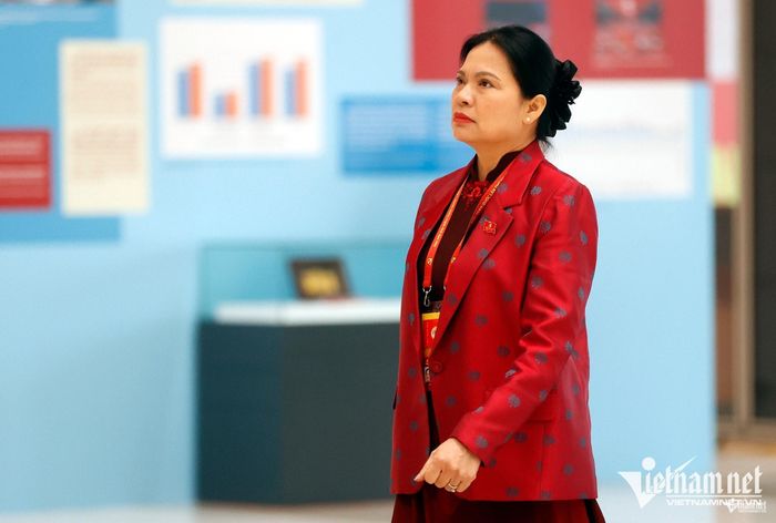 Bà Hà Thị Nga - Phó Chủ tịch, Tổng Thư ký Ủy ban Trung ương Mặt trận Tổ quốc Việt Nam. Ảnh: Phạm Hải