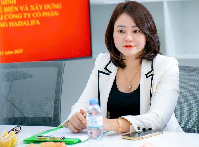 Bà Phan Thị Liên – Giám đốc Công ty TNHH HADALIFA. Ảnh: T.P