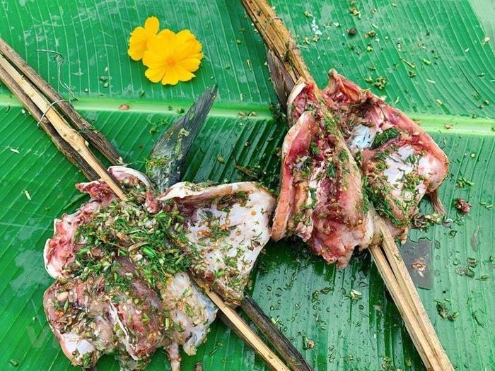 Pa pỉnh tộp của đồng bào Thái. Ảnh: Xuân Mai