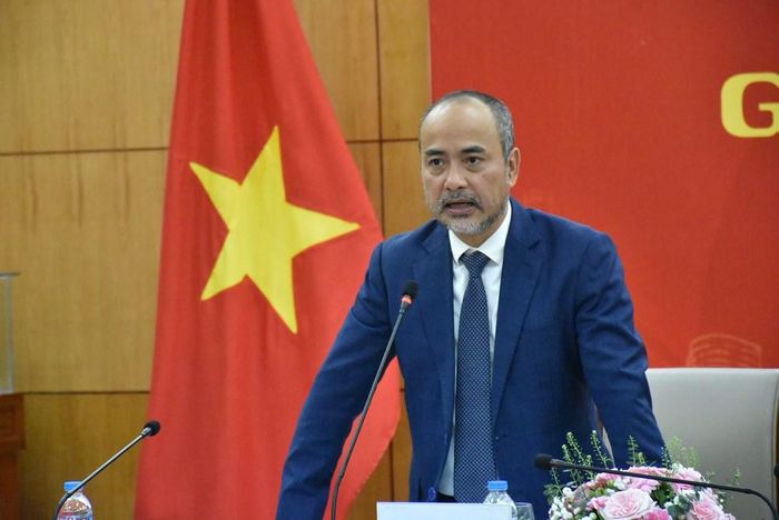 Chủ nhiệm Ủy ban Nhà nước về người Việt Nam ở nước ngoài Nguyễn Trung Kiên phát biểu
