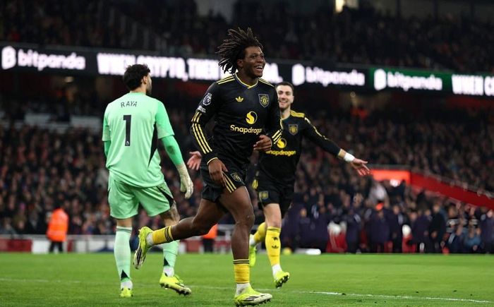 Siêu phẩm của Dorgu vào lưới Arsenal