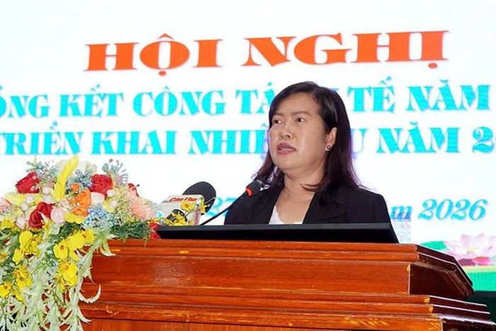 Phó Chủ tịch UBND TP. Cần Thơ Nguyễn Thị Ngọc Điệp phát biểu tại Hội nghị - Ảnh: VGP/LS