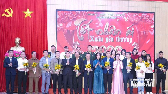 Phường Tây Hiếu tổ chức Chương trình "Tết nhân ái - Xuân yêu thương 2026". Ảnh: CSCC