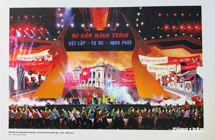 Một tiết mục trong concert quốc gia "80 năm hành trình Độc lập - Tự do - Hạnh phúc".