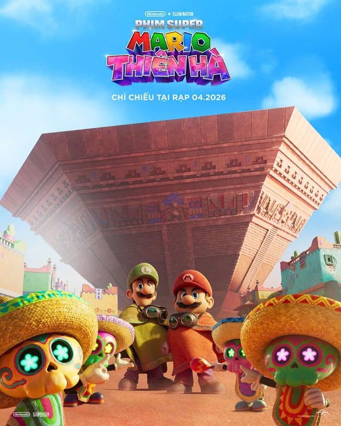 “Super Mario Thiên Hà” dự kiến ra rạp từ ngày 1/4/2026.