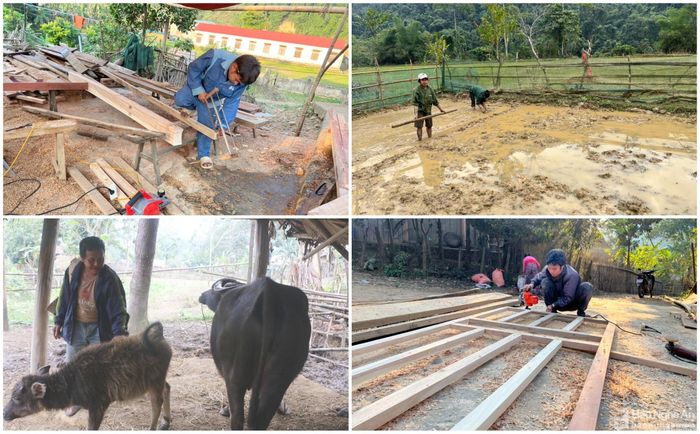 Ngoài chăn nuôi, trồng trọt, người Đan Lai ở bản Búng và bản Cò Phạt đã phát triển thêm nhiều ngành nghề phụ. Ảnh: K.L