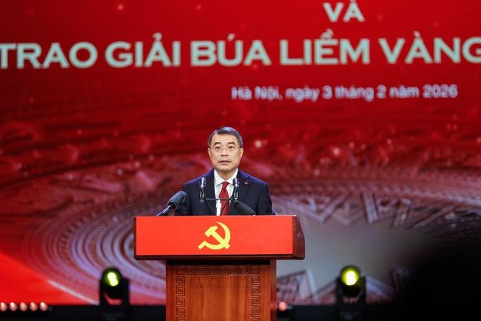 Ủy viên Bộ Chính trị, Bí thư Trung ương Đảng, Trưởng Ban Tổ chức Trung ương Lê Minh Hưng phát biểu - Ảnh: VGP/Nhật Bắc