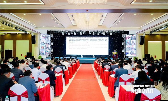 Hội nghị nghiên cứu, quán triệt và triển khai các Nghị quyết, Chỉ thị của Ban Thường vụ Tỉnh ủy, Ban Chấp hành Đảng bộ tỉnh khóa XX. Ảnh: Phạm Bằng
