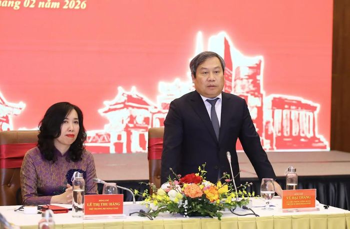  Chủ tịch UBND TP Hà Nội Vũ Đại Thắng phát biểu. Ảnh: THÀNH LONG