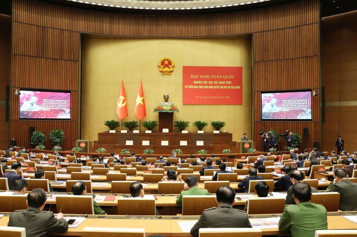 Hội nghị chiều 7-2. Ảnh: QUANG PHÚC